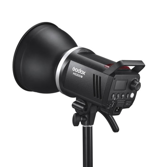 Godox MS200-V Studio Flash Light 200Ws Bowens Mount Strobe Light with Lamp Cover (AU Plug) - Shoe Mount Flashes by Godox | Online Shopping UK | buy2fix