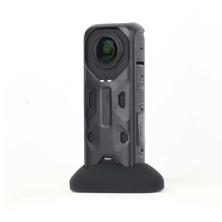 For Insta360 X4 Silicone Base Desktop Stand (Black) - Mount & Holder by buy2fix | Online Shopping UK | buy2fix