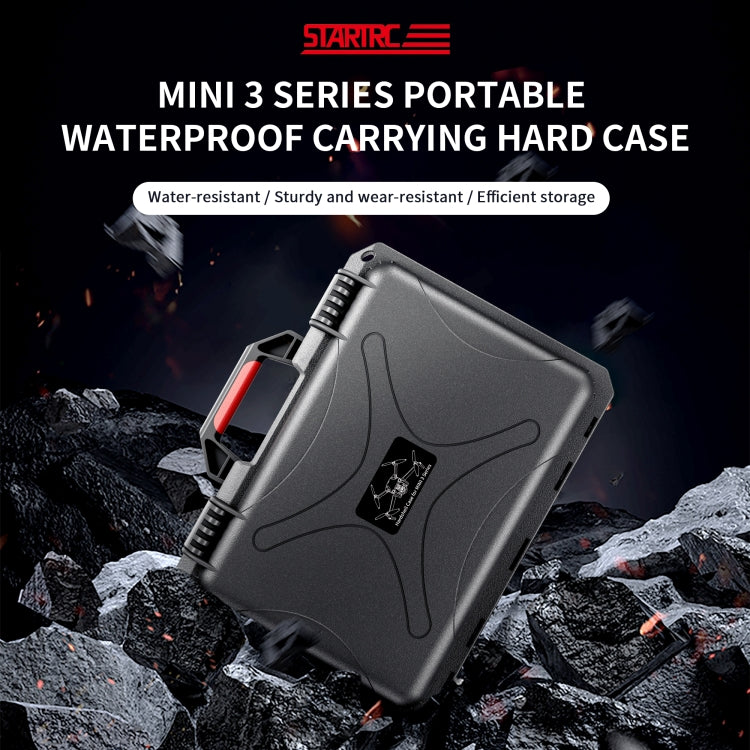 STARTRC ABS Waterproof Shockproof Suitcase Storage Box For DJI Mini 4 Series / Mini 3 Series / RC / RC-N1(Black) -  by STARTRC | Online Shopping UK | buy2fix