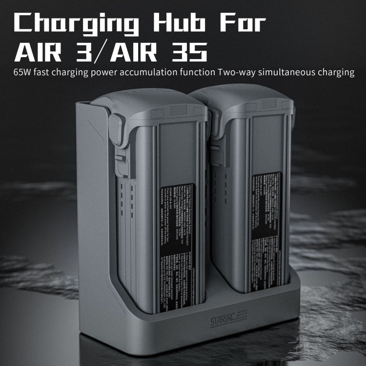 For DJI Air 3S / 3 Two-way Charging Butler Battery Charger (Grey) - Other by STARTRC | Online Shopping UK | buy2fix