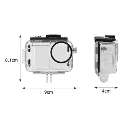 For DJI Osmo Action 5 Pro / 3 / 4 60m Underwater Waterproof Housing Diving Case (Transparent) -  by buy2fix | Online Shopping UK | buy2fix