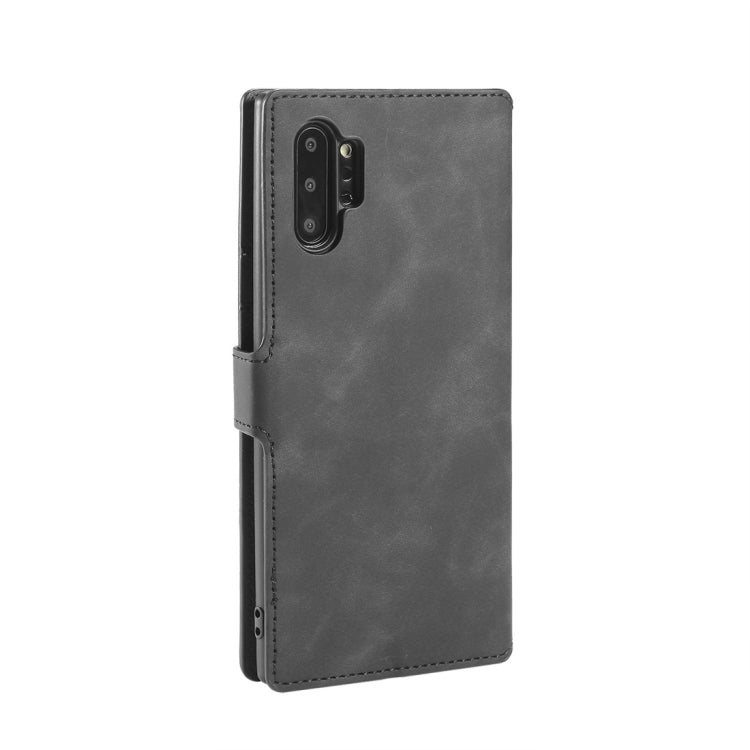 DG.MING Retro Oil Side Horizontal Flip Case with Holder & Card Slots & Wallet for Galaxy Note 10(Black) - Galaxy Phone Cases by DG.MING | Online Shopping UK | buy2fix