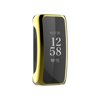 For Fitbit Inspire 2 Full Coverage PC Protective Case Cover(Gold) - Watch Cases by buy2fix | Online Shopping UK | buy2fix