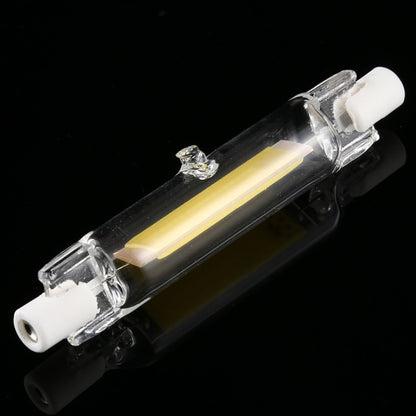 R7S 110V 3W 78mm COB LED Bulb Glass Tube Replacement Halogen Lamp Spot Light(6000K White Light) - LED Blubs & Tubes by buy2fix | Online Shopping UK | buy2fix