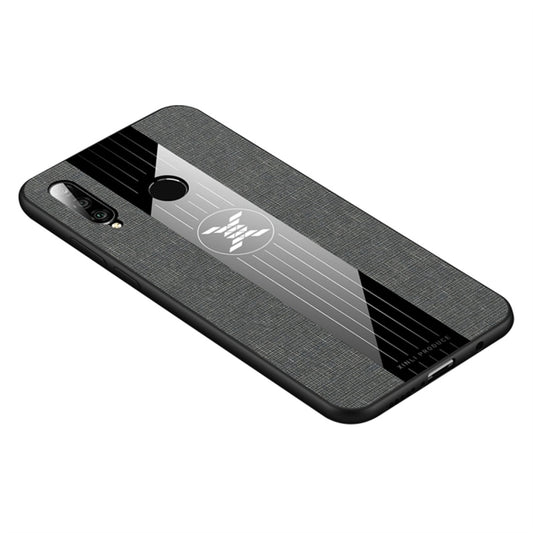 For Huawei nova 4e XINLI Stitching Cloth Textue Shockproof TPU Protective Case(Grey) - Huawei Cases by XINLI | Online Shopping UK | buy2fix