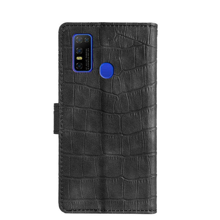 For Doogee N30 Skin Feel Crocodile Texture Magnetic Clasp Horizontal Flip PU Leather Case with Holder & Card Slots & Wallet(Black) - More Brand by buy2fix | Online Shopping UK | buy2fix