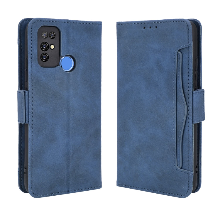 For Doogee X96 Pro Skin Feel Calf Pattern Horizontal Flip Leather Case with Holder & Card Slots & Photo Frame(Blue) - More Brand by buy2fix | Online Shopping UK | buy2fix