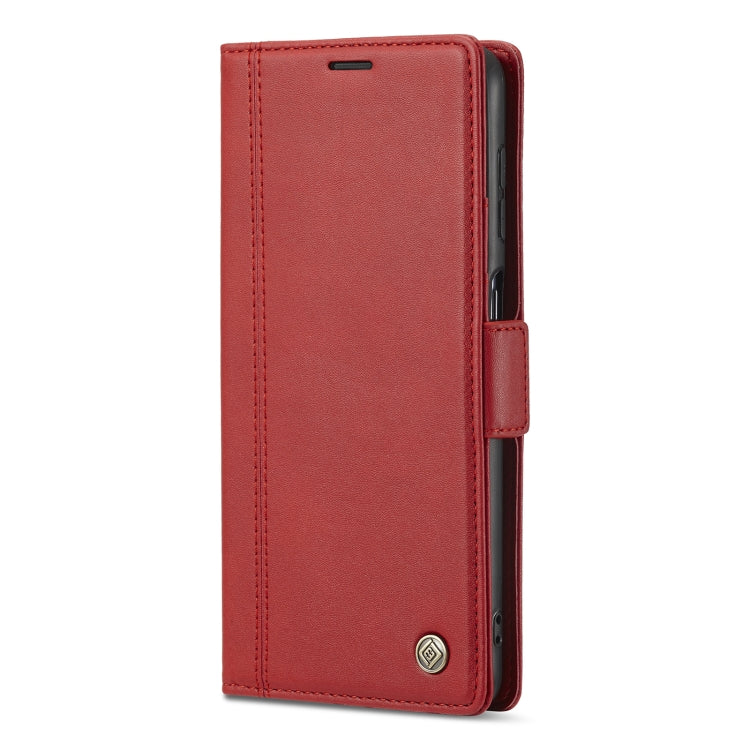 For Samsung Galaxy A32 5G LC.IMEEKE Magnetic Buckle PU + TPU Horizontal Flip Leather Case with Holder & Card Slots & Wallet(Red) - Galaxy Phone Cases by LC.IMEEKE | Online Shopping UK | buy2fix