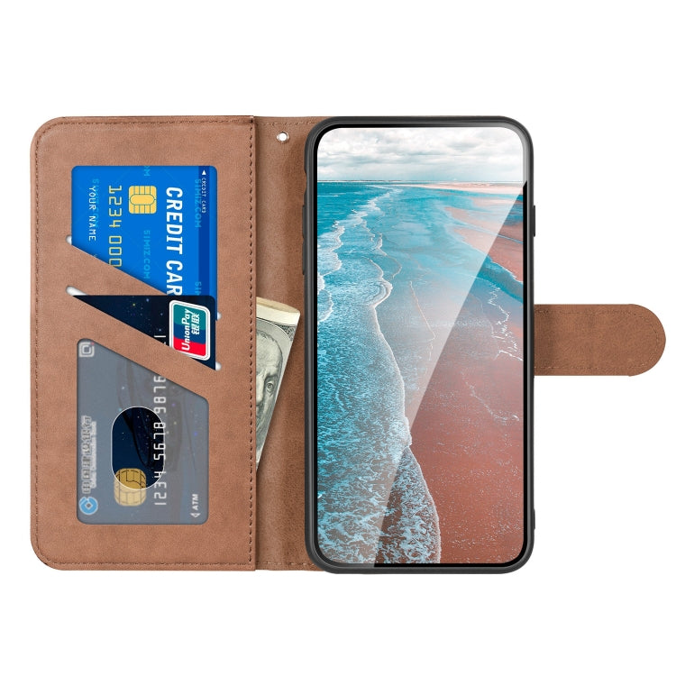 For Google Pixel 4a Sika Deer Embossing Pattern Horizontal Flip PU Leather Case with Holder & Card Slot & Wallet & Photo Frame(Brown) - Google Cases by buy2fix | Online Shopping UK | buy2fix