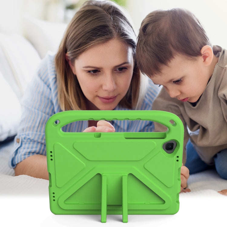 For Xiaomi Mi Pad 4 Plus & Samsung Galaxy Tab A 10.1 2019 SM-T510 / SM-T515 Handle Portable EVA Shockproof Protective Case with Triangle Holder(Green) - Others by buy2fix | Online Shopping UK | buy2fix