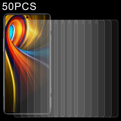 For Xiaomi Poco F3 GT / Poco F4 GT 50 PCS 0.26mm 9H 2.5D Tempered Glass Film -  by buy2fix | Online Shopping UK | buy2fix