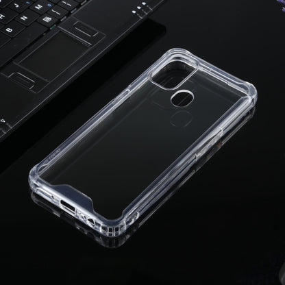 For OPPO A53 / A32 Four-corner Shockproof Transparent TPU + PC Protective Case - OPPO Cases by buy2fix | Online Shopping UK | buy2fix