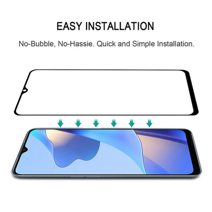 For OPPO A16 / A16S 25 PCS Full Glue Full Cover Screen Protector Tempered Glass Film - OPPO Tempered Glass by buy2fix | Online Shopping UK | buy2fix