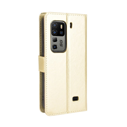 For Ulefone Armor 11 5G/11T 5G Crazy Horse Texture Horizontal Flip Leather Case with Holder & Card Slots & Lanyard(Gold) - More Brand by buy2fix | Online Shopping UK | buy2fix