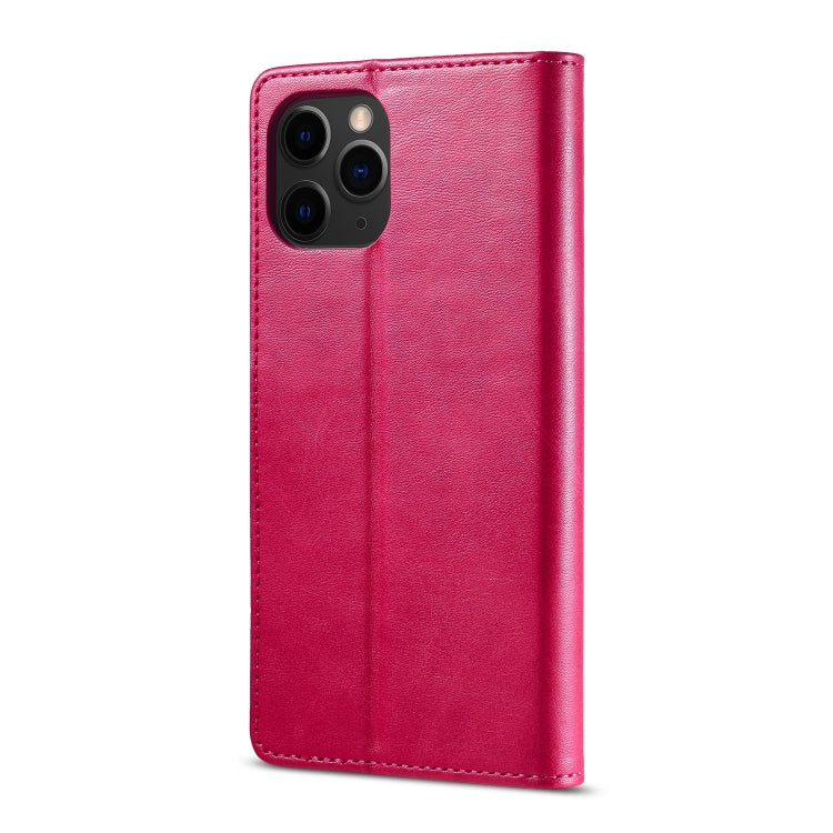 For iPhone 13 Pro Max LC.IMEEKE Calf Texture Horizontal Flip Leather Case with Holder & Card Slots & Wallet (Red) - iPhone 13 Pro Max Cases by LC.IMEEKE | Online Shopping UK | buy2fix