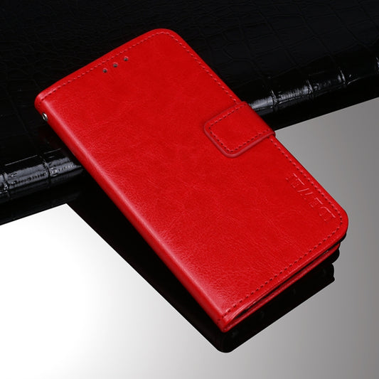 idewei Crazy Horse Texture Horizontal Flip Leather Case with Holder & Card Slots & Wallet For Motorola Edge 20 Pro(Red) - Motorola Cases by idewei | Online Shopping UK | buy2fix