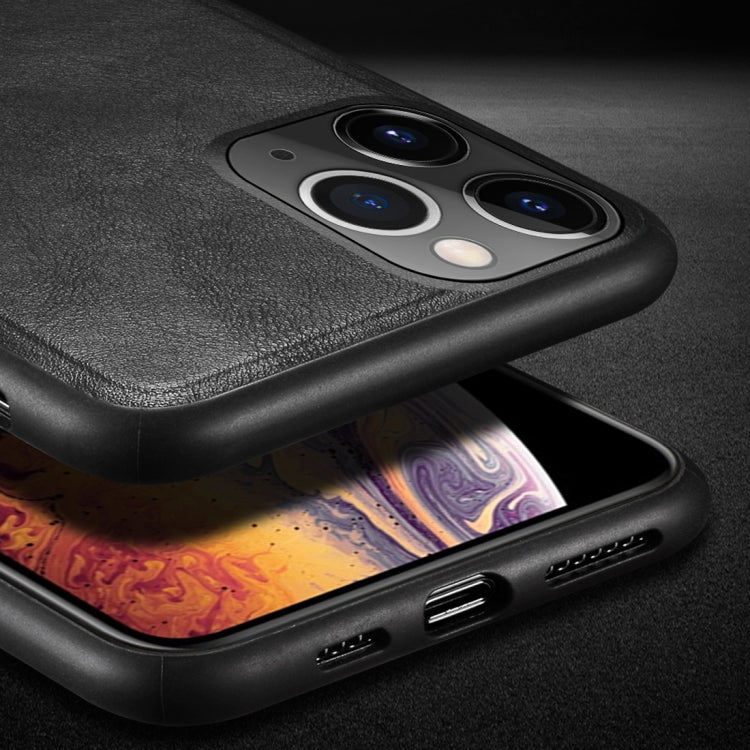 For iPhone 11 Pro SULADA Shockproof TPU + Handmade Leather Protective Case(Black) - iPhone 11 Pro Cases by SULADA | Online Shopping UK | buy2fix