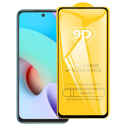 For Xiaomi Redmi 10 / Redmi 10 Prime 2022 9D Full Glue Full Screen Tempered Glass Film -  by buy2fix | Online Shopping UK | buy2fix