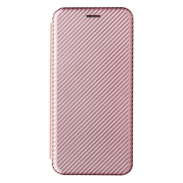 Carbon Fiber Texture Horizontal Flip TPU + PC + PU Leather Case with Card Slot For OPPO Realme GT Master(Pink) - Realme Cases by buy2fix | Online Shopping UK | buy2fix