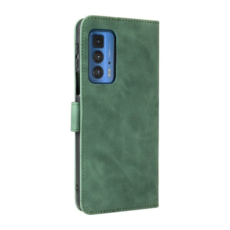 Solid Color Skin Feel Magnetic Buckle Horizontal Flip Calf Texture PU Leather Case with Holder & Card Slots & Wallet For Motorola Moto Edge 20 Pro(Green) - Motorola Cases by buy2fix | Online Shopping UK | buy2fix