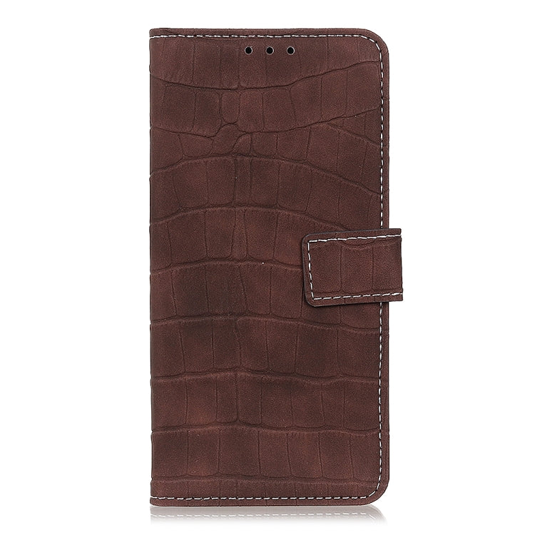 For Galaxy A51 Crocodile Texture Horizontal Flip Leather Case with Holder & Card Slots & Wallet(Brown) - Huawei Cases by buy2fix | Online Shopping UK | buy2fix