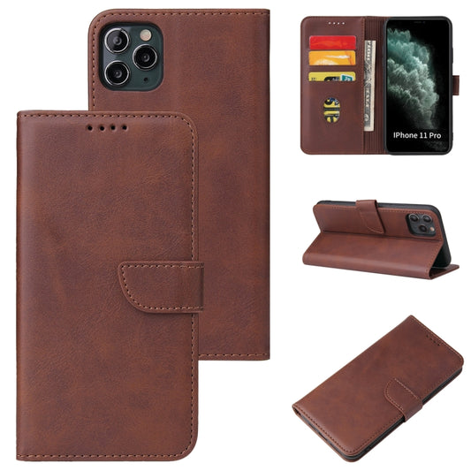 Calf Texture Buckle Horizontal Flip Leather Case with Holder & Card Slots & Wallet For iPhone 11 Pro Max(Brown) - iPhone 11 Pro Max Cases by buy2fix | Online Shopping UK | buy2fix