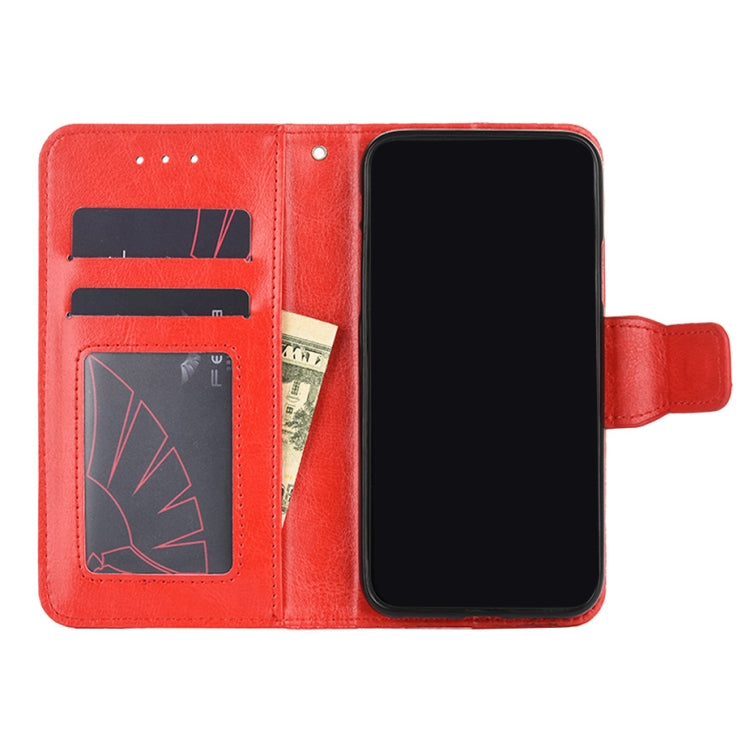 For iPhone XR Crystal Texture Horizontal Flip Leather Case with Holder & Card Slots & Wallet(Red) - More iPhone Cases by buy2fix | Online Shopping UK | buy2fix