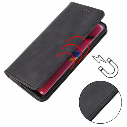 For Xiaomi Redmi 9A Calf Texture Magnetic Horizontal Flip Leather Case with Holder & Card Slots & Wallet(Black) - Xiaomi Cases by buy2fix | Online Shopping UK | buy2fix