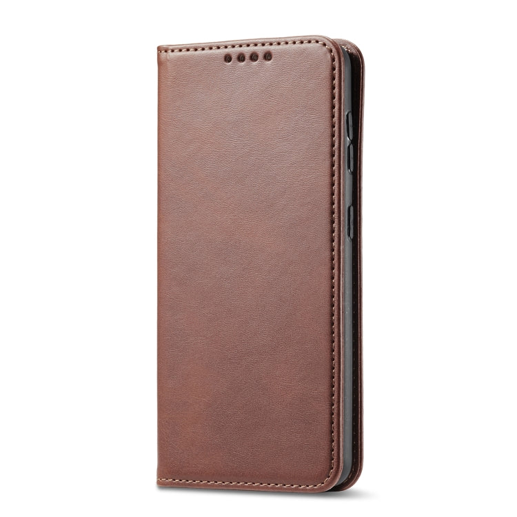 For Xiaomi Redmi Note 8 Calf Texture Magnetic Horizontal Flip Leather Case with Holder & Card Slots & Wallet(Brown) - Xiaomi Cases by buy2fix | Online Shopping UK | buy2fix