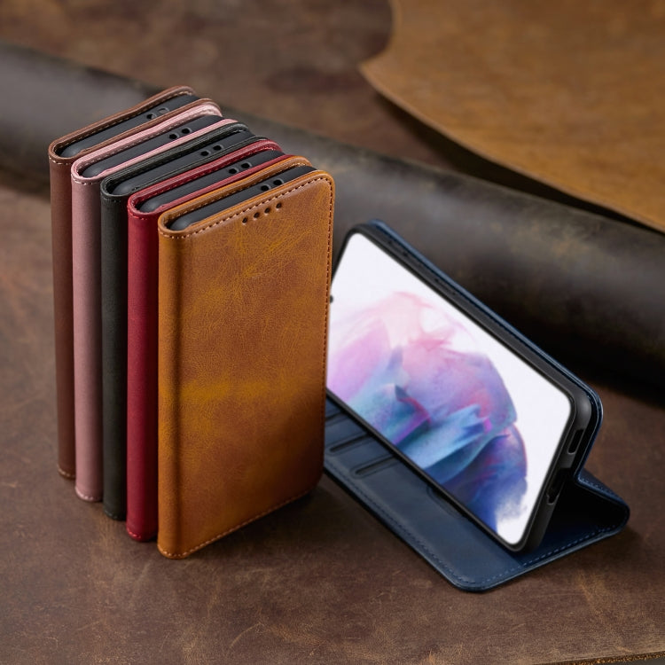 For Xiaomi Redmi Note 8 Calf Texture Magnetic Horizontal Flip Leather Case with Holder & Card Slots & Wallet(Brown) - Xiaomi Cases by buy2fix | Online Shopping UK | buy2fix