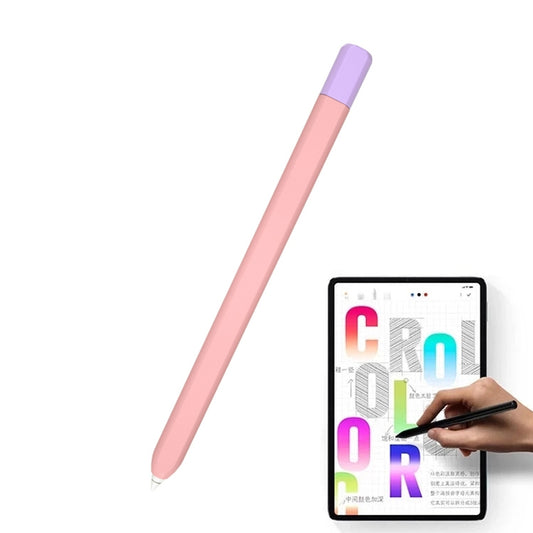 For Xiaomi Inspired Stylus Pen Contrast Color Protective Case(Pink Purple) - Pencil Accessories by buy2fix | Online Shopping UK | buy2fix