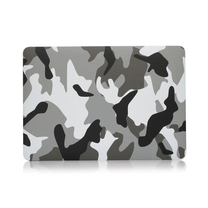 Camouflage Pattern Laptop Water Decals PC Protective Case For Macbook Pro 15.4 inch A1286(Grey Camouflage) - MacBook Pro Cases by buy2fix | Online Shopping UK | buy2fix