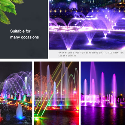 6W Landscape Colorful Color Changing Ring LED Aluminum Alloy Underwater Fountain Light(Colorful) - Underwater Lights by buy2fix | Online Shopping UK | buy2fix