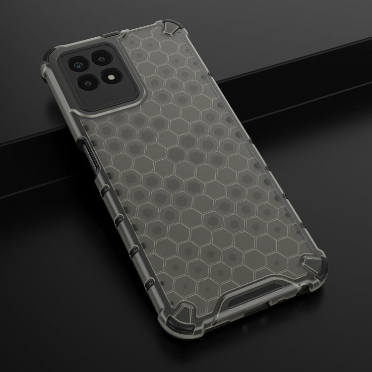 For OPPO Realme 8i Shockproof Honeycomb PC + TPU Phone Case(Black) - Realme Cases by buy2fix | Online Shopping UK | buy2fix