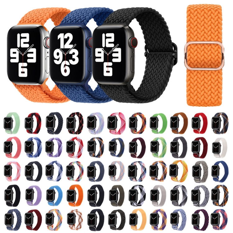 Nylon Braid Strap Watch Band For Apple Watch Ultra 49mm&Watch Ultra 2 49mm / Series 9&8&7 45mm / SE 3&SE 2&6&SE&5&4 44mm / 3&2&1 42mm(28) - Watch Bands by buy2fix | Online Shopping UK | buy2fix