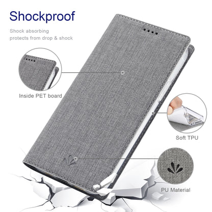 For iPhone 13 Pro Max ViLi DMX Series Shockproof Magsafe Magnetic Horizontal Flip Leather Phone Case (Grey) - iPhone 13 Pro Max Cases by ViLi | Online Shopping UK | buy2fix