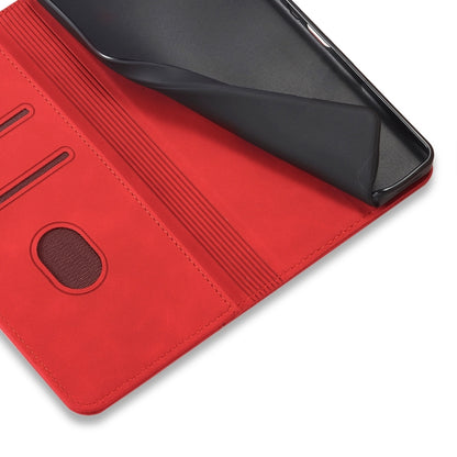 For Google Pixel 6 Magnetic Dual-fold Leather Phone Case(Red) - Google Cases by buy2fix | Online Shopping UK | buy2fix