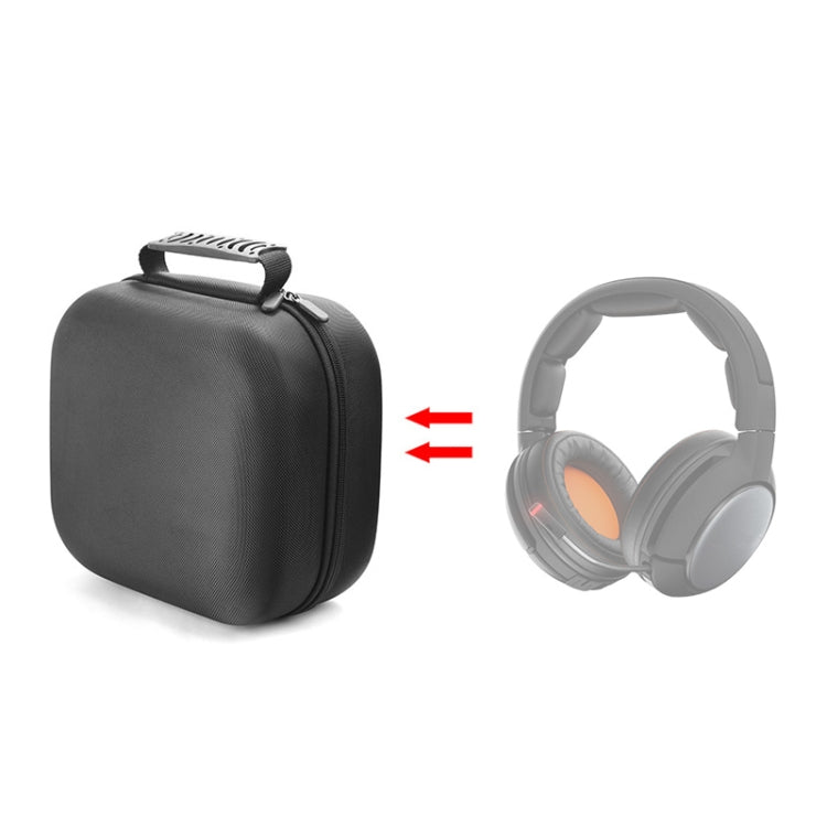 For SteelSeries Siberia 840 Headset Protective Storage Bag(Black) - Other Earphone Case by buy2fix | Online Shopping UK | buy2fix