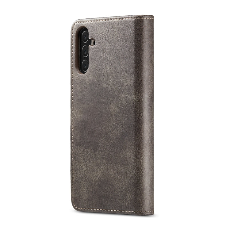 For Samsung Galaxy A13 5G DG.MING Crazy Horse Texture Detachable Magnetic Leather Phone Case(Grey) - Galaxy Phone Cases by DG.MING | Online Shopping UK | buy2fix