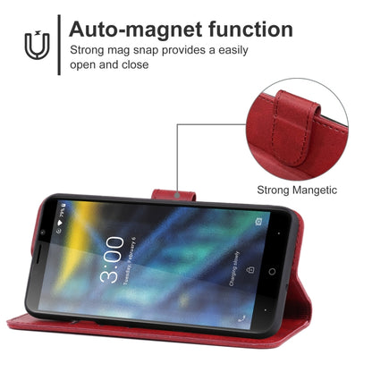 Leather Phone Case For DOOGEE X50L(Red) - Doogee Cases by buy2fix | Online Shopping UK | buy2fix