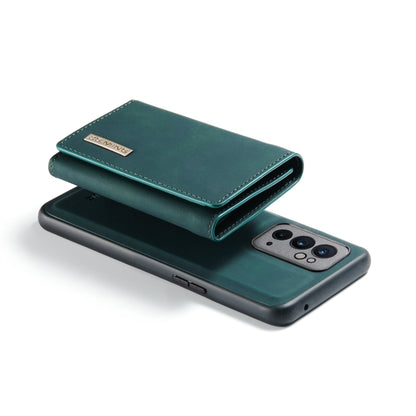 For OnePlus 9RT 5G DG.MING M1 Series 3-Fold Multi Card Wallet Back Cover Leather Phone Case(Green) - OnePlus Cases by DG.MING | Online Shopping UK | buy2fix