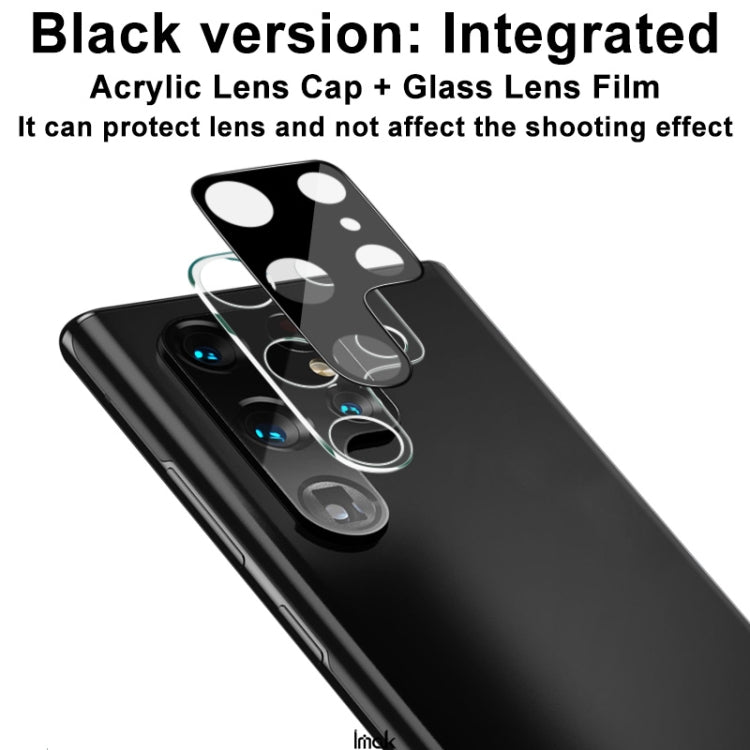 For Samsung Galaxy S22 Ultra 5G imak Integrated Rear Camera Lens Tempered Glass Film Black Version - Galaxy S22 Ultra 5G Tempered Glass by imak | Online Shopping UK | buy2fix