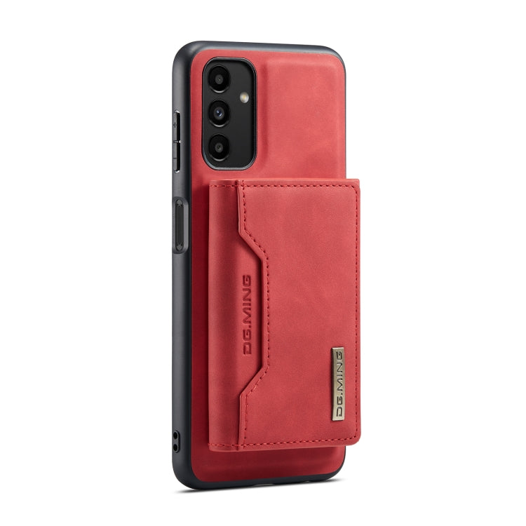 For Samsung Galaxy A13 4G DG.MING M2 Series 3-Fold Multi Card Bag + Phone Case(Red) - Galaxy Phone Cases by DG.MING | Online Shopping UK | buy2fix