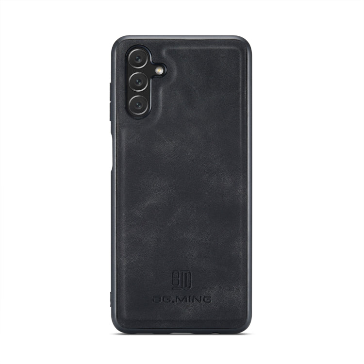 For Samsung Galaxy A13 5G DG.MING M2 Series 3-Fold Multi Card Bag Phone Case(Black) - Galaxy Phone Cases by DG.MING | Online Shopping UK | buy2fix