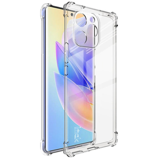 For Honor 60 SE IMAK All-inclusive Shockproof Airbag TPU Phone Case with Screen Protector(Transparent) - Honor Cases by imak | Online Shopping UK | buy2fix