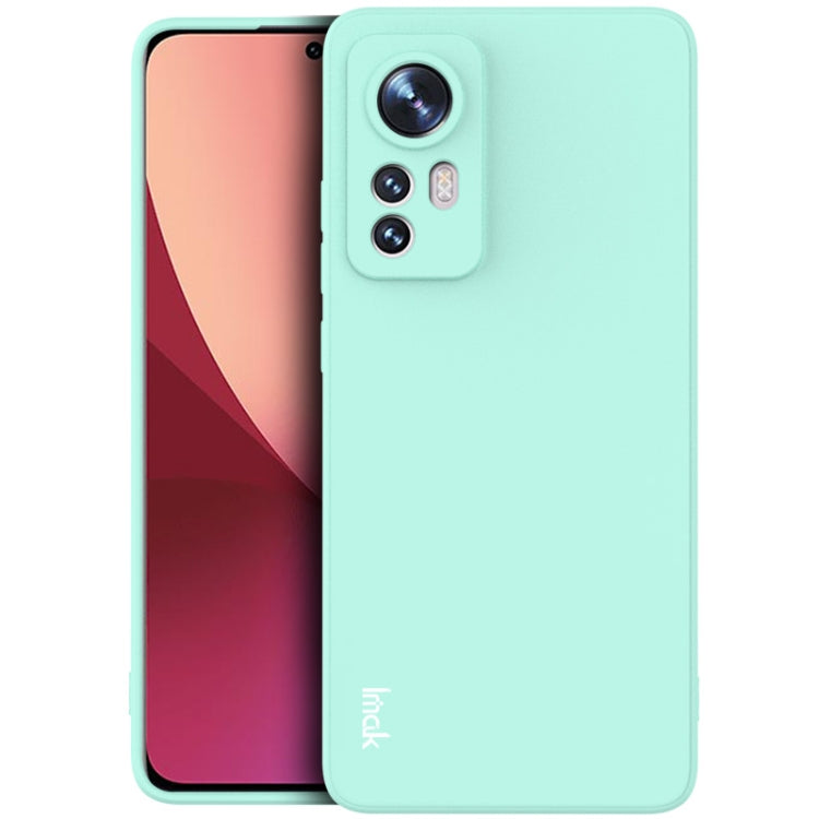 For Xiaomi 12 / 12X IMAK UC-4 Series Straight Edge TPU Soft Phone Case(Light Cyan) - Xiaomi Cases by imak | Online Shopping UK | buy2fix