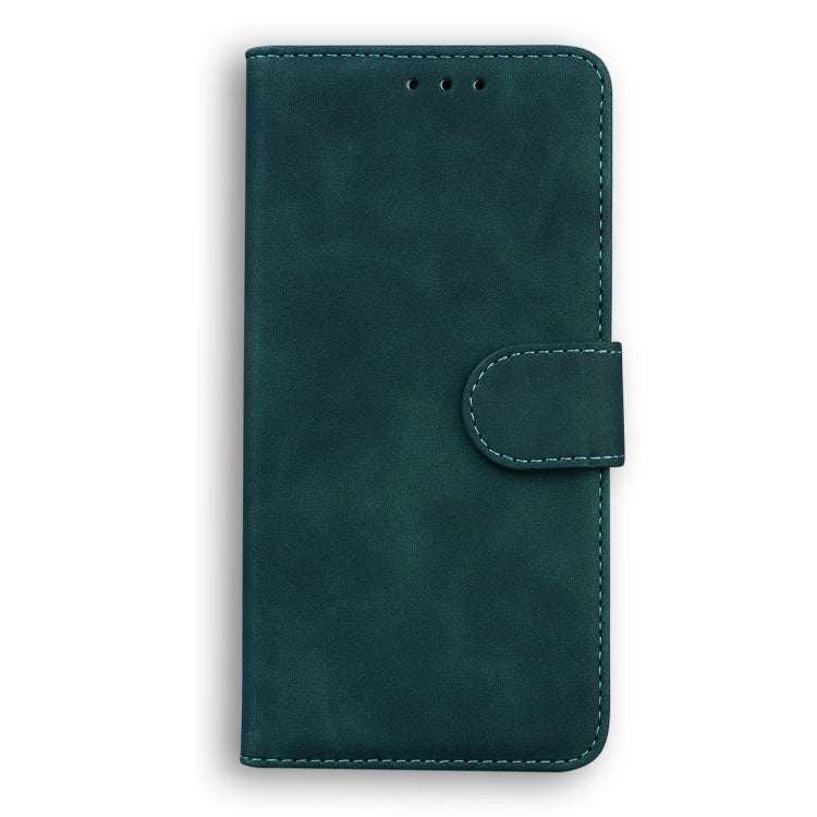 For Blackview A60 Pro Skin Feel Pure Color Flip Leather Phone Case(Green) - More Brand by buy2fix | Online Shopping UK | buy2fix