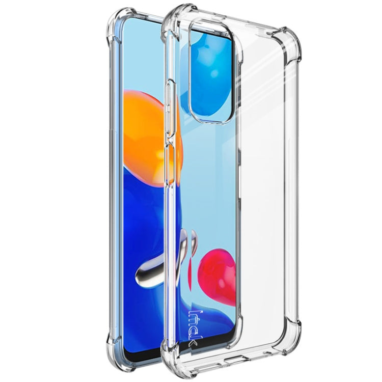 For Xiaomi Redmi Note 11 4G / Note 11S Global imak TPU Phone Case with Screen Protector(Transparent) - Xiaomi Cases by imak | Online Shopping UK | buy2fix
