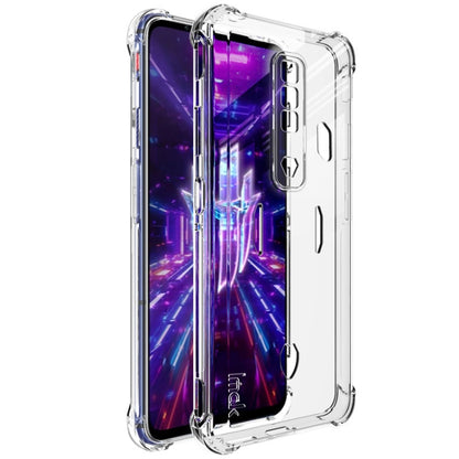 For ZTE nubia Red Magic 7 imak TPU Phone Case with Screen Protector(Transparent) - ZTE Cases by imak | Online Shopping UK | buy2fix