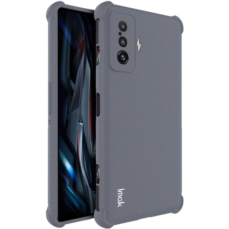 For Xiaomi Redmi K50 Gaming 5G IMAK All-inclusive Shockproof Airbag TPU Case (Matte Grey) - Xiaomi Cases by imak | Online Shopping UK | buy2fix
